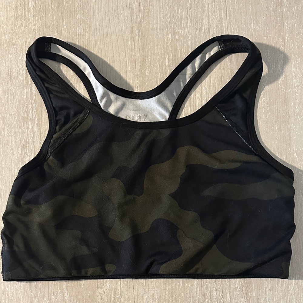 Victoria’s Secret Ultimate Women's Camouflage Sports Racerback Bra Medium